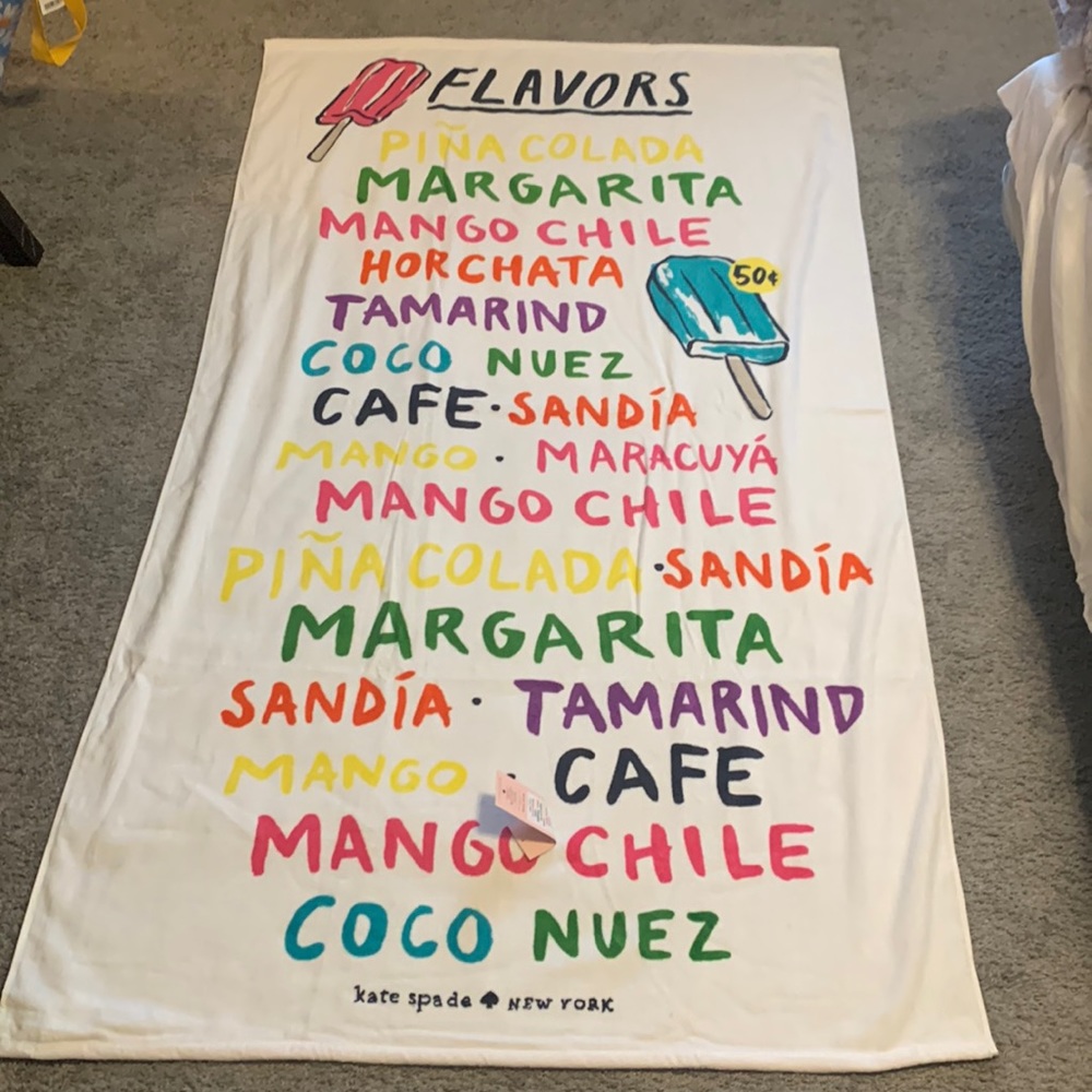 Nwt Kate spade beach towel